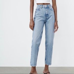 ZARA High Waisted Mom Jean